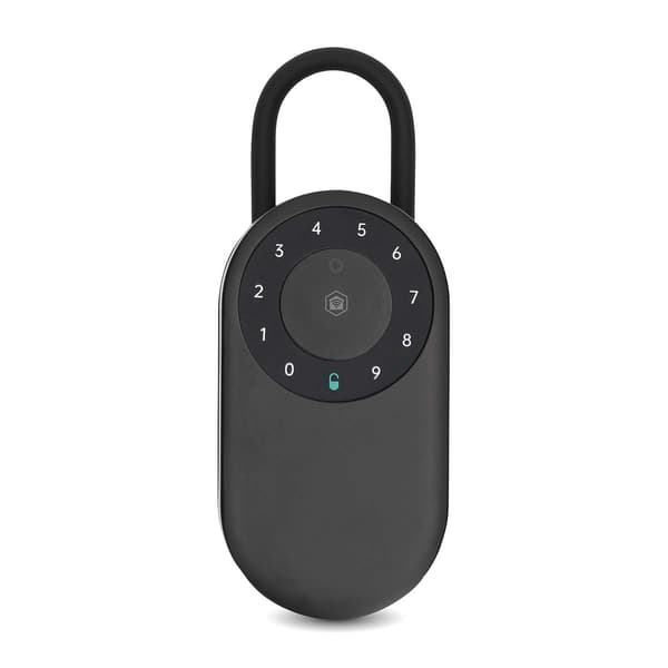 Bluetooth-nøgleboks, udendørs, IP65, sort, smart adgang