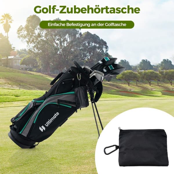 Komplett golfpresentset för män Golftillbehörsset med 3 golfbollar Golfpresent i presentförpackning
