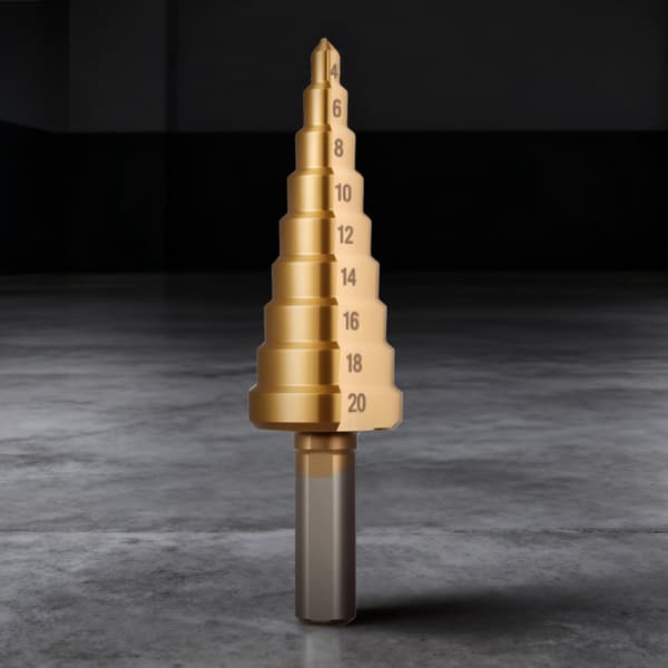 Hydraulisk knockout-stanssats, 10 ton, 6 gängor 1/2-2 tum