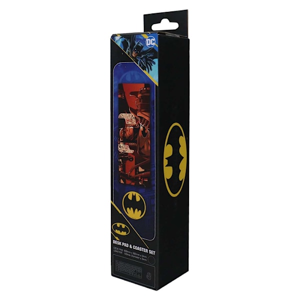 DC Comics Skrivebordsunderlag & Coaster Sæt Batman