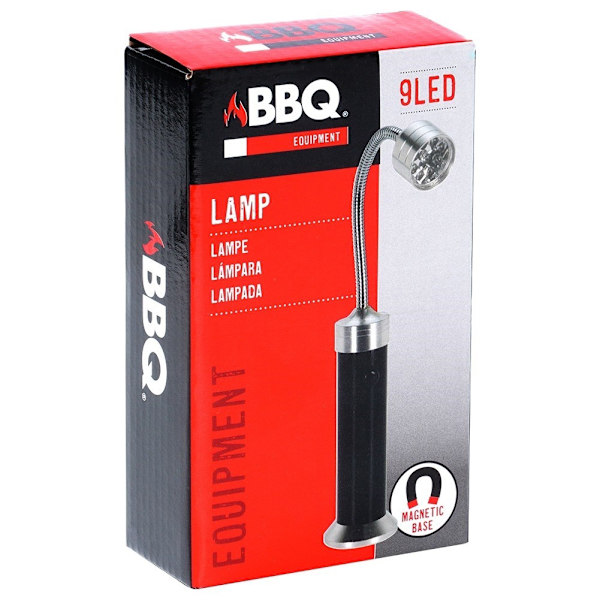 Magneettinen grillilamppu 9 säädettävällä LED-valolla