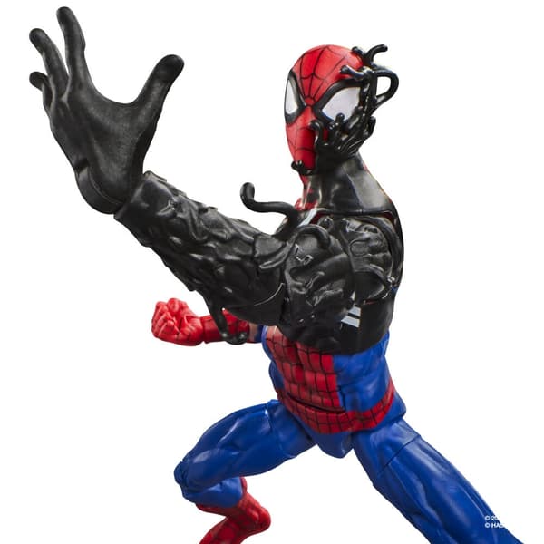 Spiderman Alien kostumefigur 15 cm – Marvel Legends-serien