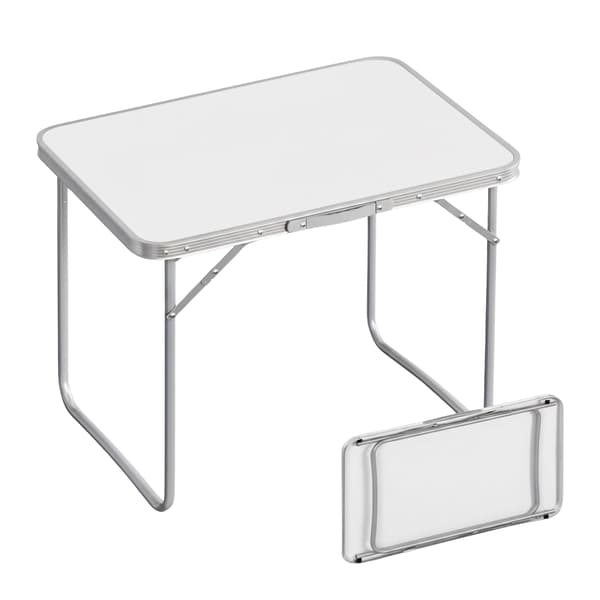 Hopfällbart campingbord i aluminium, bärbart och hållbart