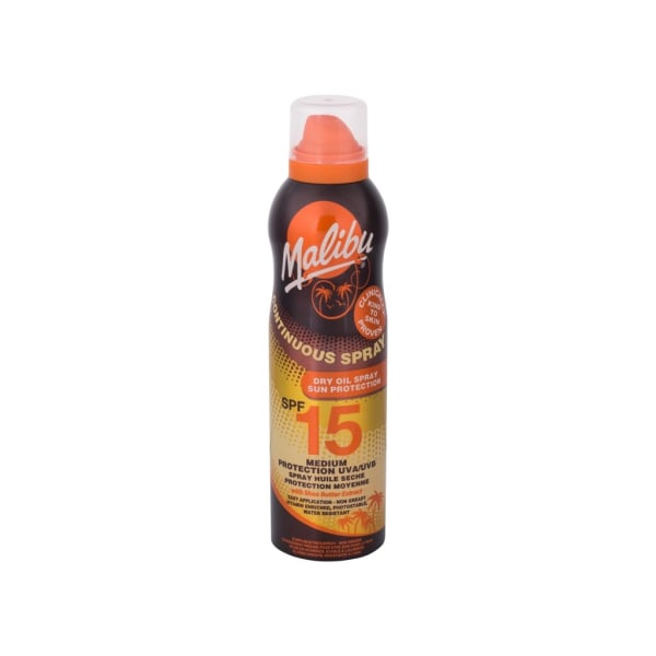 Malibu - Continuous Spray Dry Oil SPF15 - Unisex, 175 ml