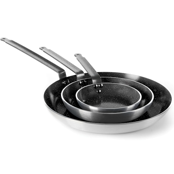Alu bradepande med marmoreret non-stick belægning. 200 mm - Hendi 627600