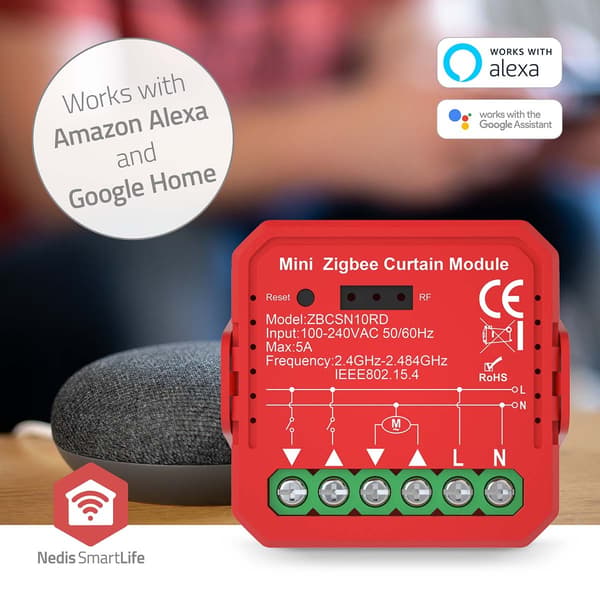 SmartLife Power Switch | Zigbee 3.0 | 1000 W | Terminalforbindelse | App tilgængelig til: Android™ / IOS