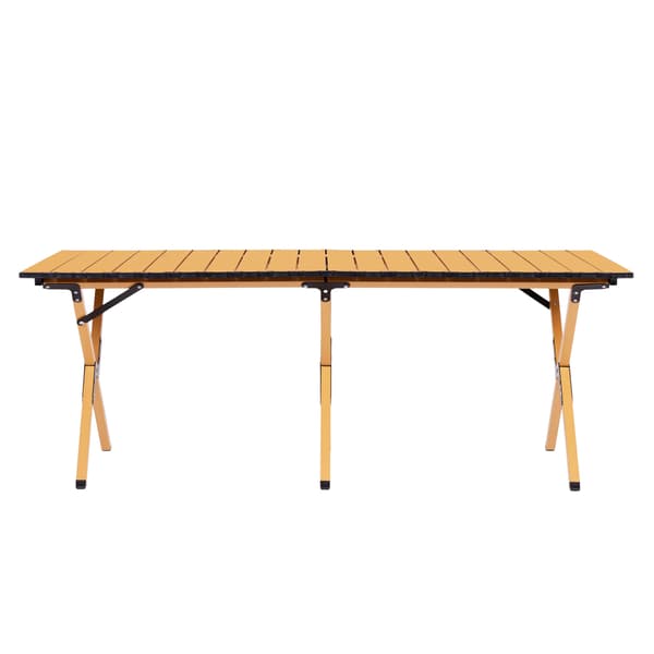 Hopfällbart campingbord 120x60 cm med bärväska