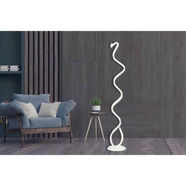 Gulvlampe Cobra Hvid - Flerfarvet