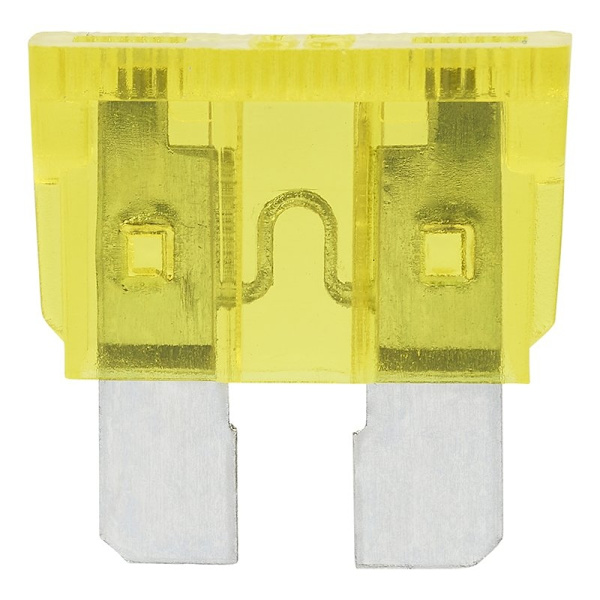 Bladsikringer standard 20A gul 6 stk i blister