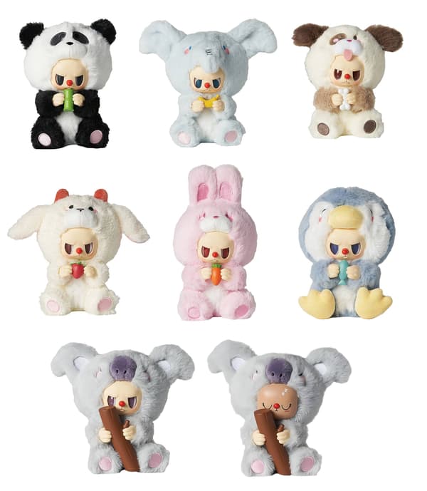 Rebel Bear Plysch Blind Box, 15 cm Samlarleksak