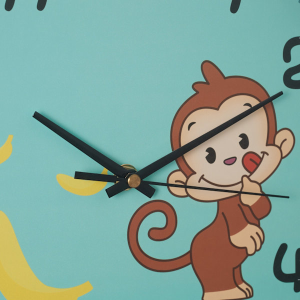 Seinäkello Monkey lapsille