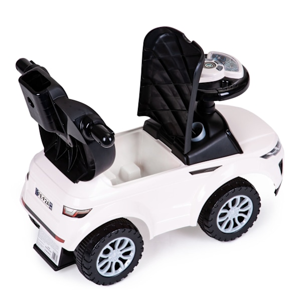 Rider walker pusher 3in1 legetøjsbil super bil hvid