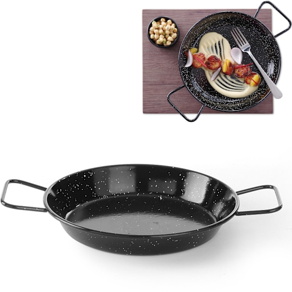 Emaljeret paellapande, dia. 15 cm - Hendi 622728