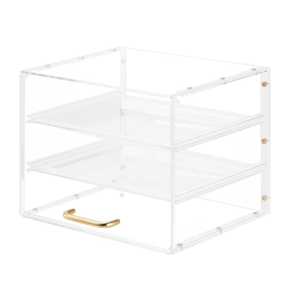 Bagerimonter, 3-våningars akryl uppfällbar dörr, 33 cm