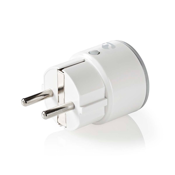 SmartLife Älypistorasia | Wi-Fi | Virtamittari | 2500 W | Maadoitettu virtaliitin / Tyyppi F (CEE 7/7) | -10 - 40 °C | Android™ / IOS | Valkoinen