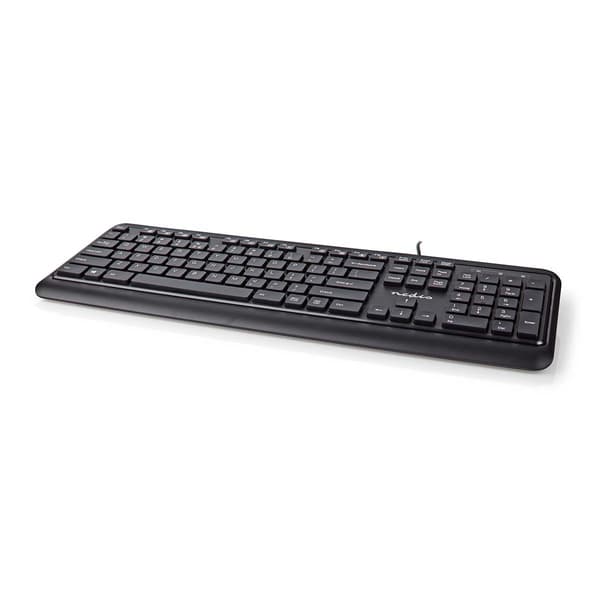 Wired Keyboard | USB-A | Multimedia | QWERTY | US layout | Numerisk tastatur
