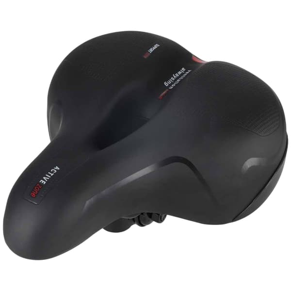 Cykelsadel, Bred skum, Reflekterande, Ventilerad