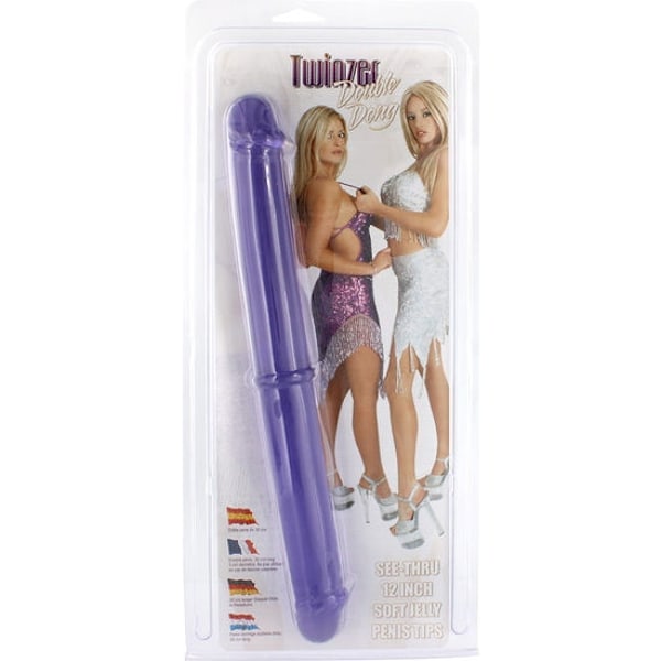 Seven Creations - Dobbelt penis 30 Cm Lilla