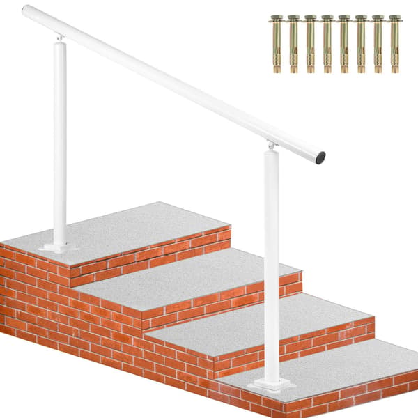 Trappräcke i aluminium, 150 cm, justerbart, 0–5 steg