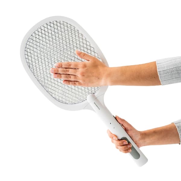Uppladdningsbart insektsracket med UV-ljus, 3000V, USB-C