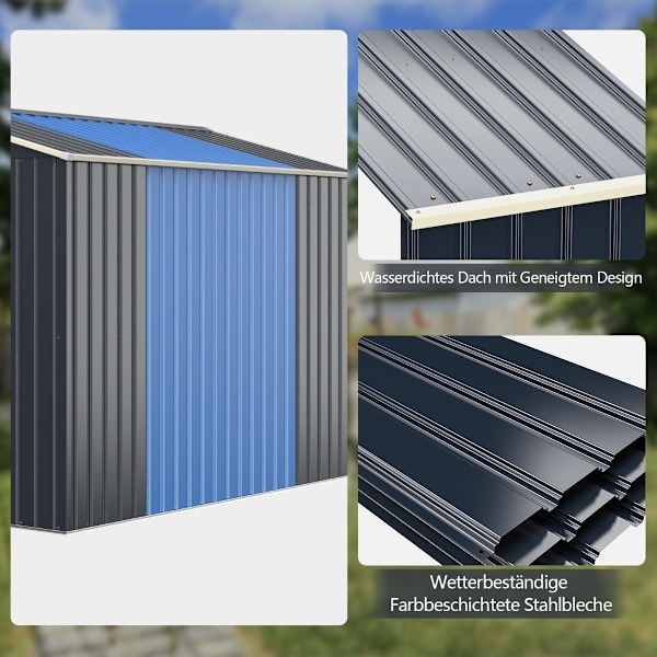 Verktygsskjulförlängning metallförlängning av verktygsskjul (endast för verktygsskjul med art.nr 13248905)