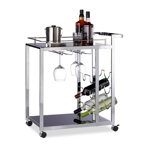 BARON serveringsvogn i glas