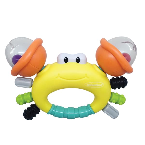 Infantino Rattle & Teether Sand Krabbe