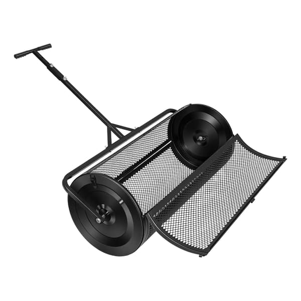 Kompostspridare 112 cm, bogserad, justerbar höjd