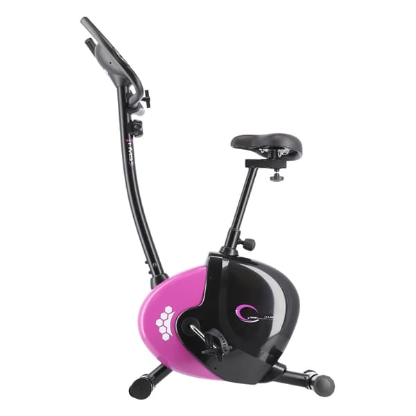 Magnetisk stationär cykel, svart/lila