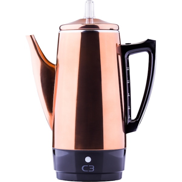 Perkolator Original Kobberfarvet stål 12kp