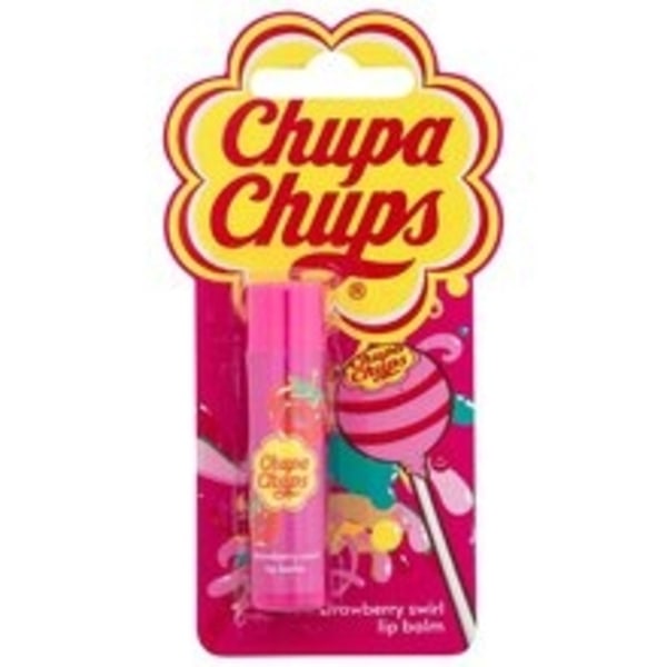 Chupa Chups - Lip Balm Strawberry Swirl - Balzám na rty s jahodo