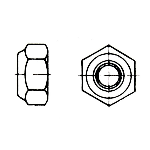 AL-KO kuusiomutteri DIN985-M12-8-A3C
