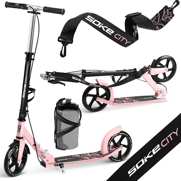 Stadsscooter Soke Svart/Rosa