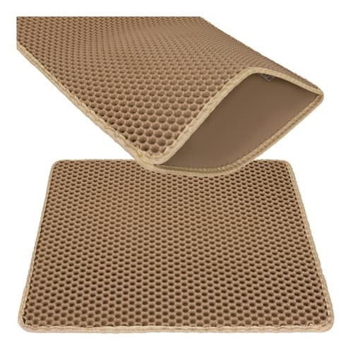 Kattlådans matta 60x45cm - beige Purlov