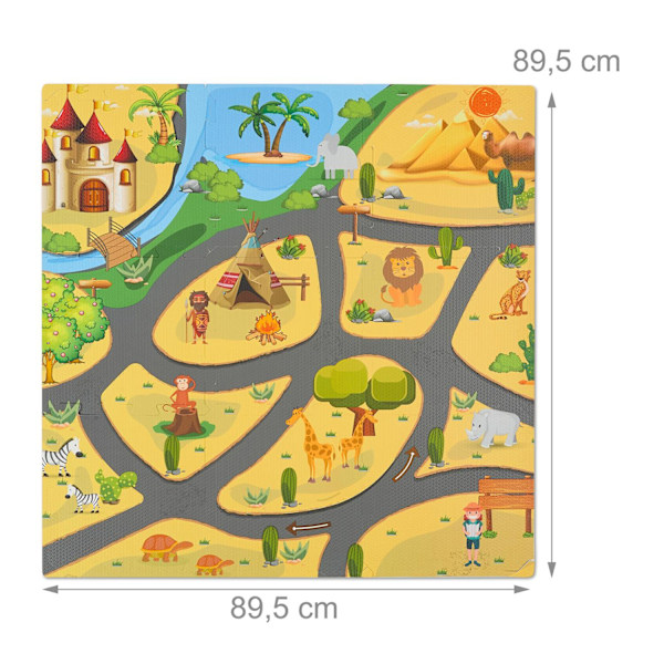 Safari puslespil måtte