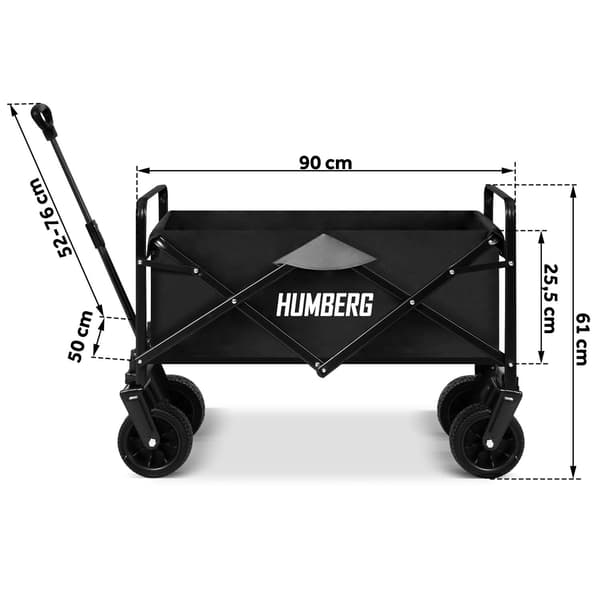 Transportvogn, foldbar, 100l Humberg HM-512