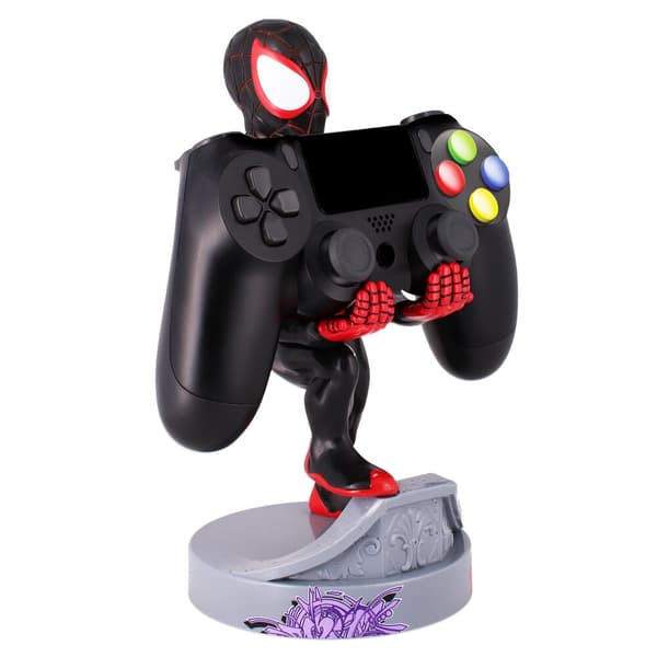 Marvel Spiderman Miles Morales figur klembeslag Cable guy 21cm