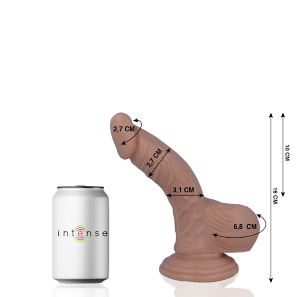 Mr Intense - 2 Realistisk Pik 16 Cm -O- 2,7 Cm