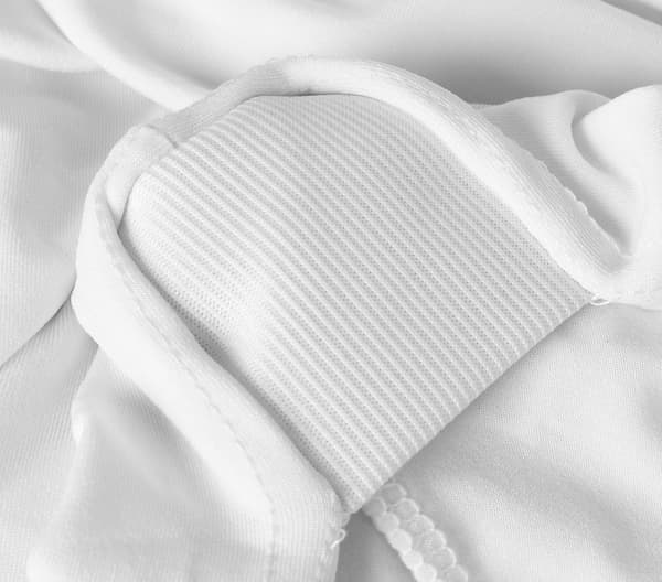 Cocktailborddæksel, hvid, 80 cm, polyester-spandex