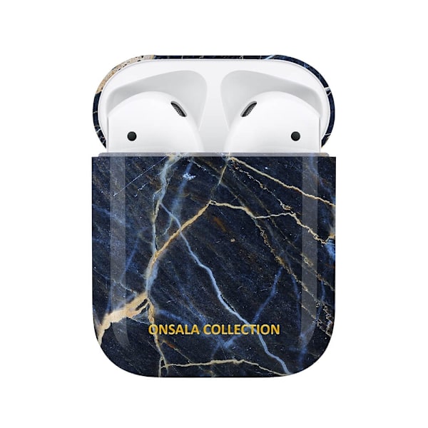 ONSALA COLLECTION Airpods Case 1. ja 2. Generation Black Galaxy Marble