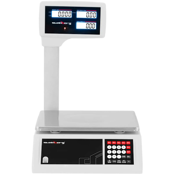 LCD, bordplade, butikskontrolvægt, 30kg / 5g