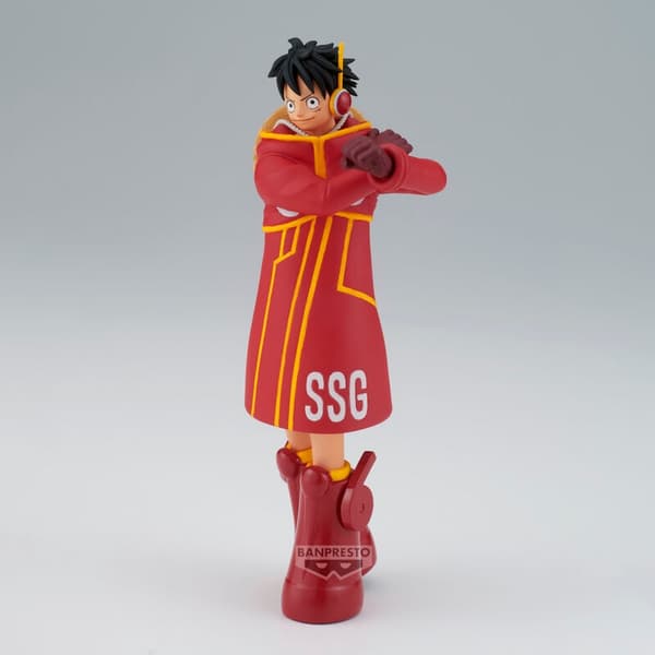 One Piece Monkey D. Luffy Egghead figur, 14 cm samleobjekt