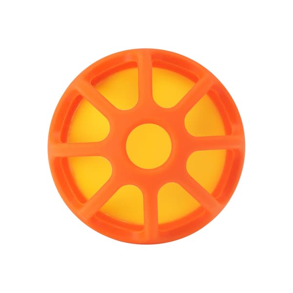 Infantino lugnande silikonbitring, orange
