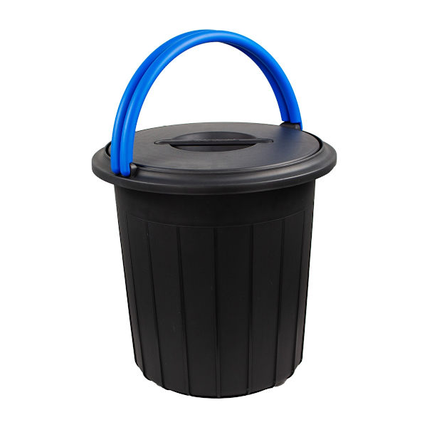 Eco Solution - Afvalemmer met Deksel 25L - Sininen