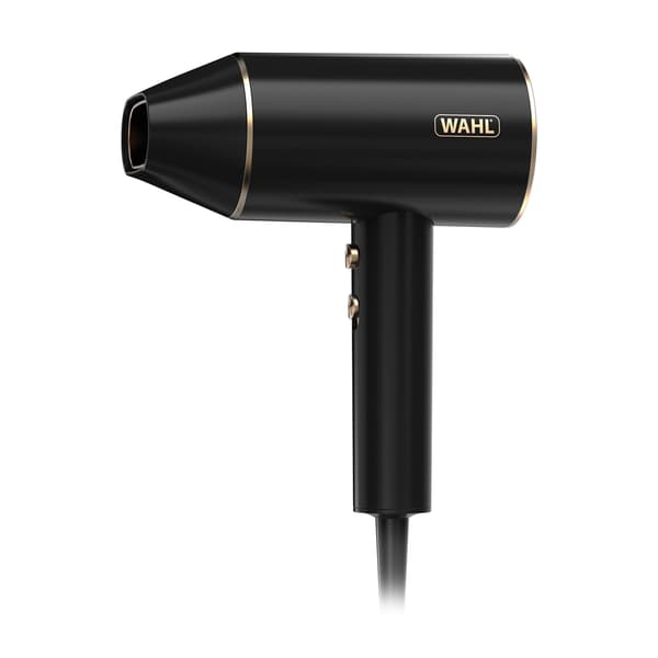 Wahl Ionic Flow hårtork 2100 W med Cool Shot, svart, diffusor, koncentrator