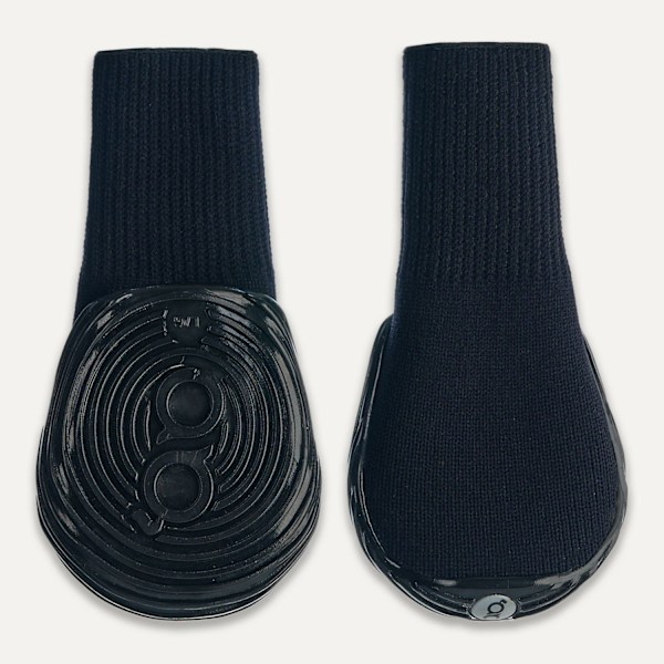 Gooeez Regular Dog Boots (2 kpl) S musta/musta