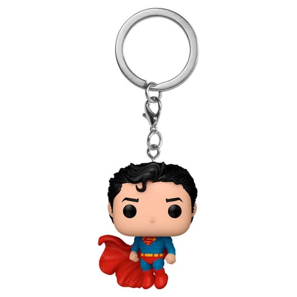 Superman Pocket POP-nyckelring - samlarfigur, rolig present