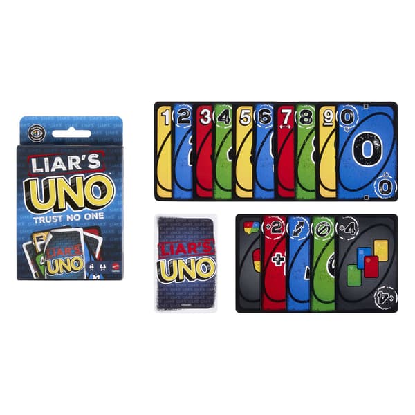 Liar's UNO-kortspel, 112 kort, 7+ år, 2–10 spelare