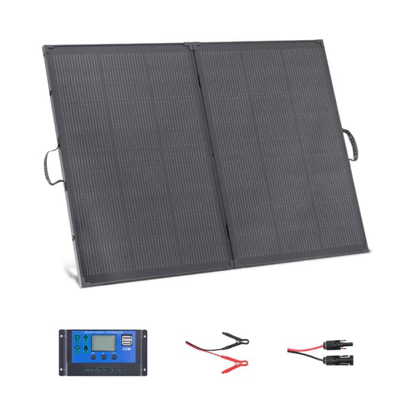 200W foldbart monokrystallinsk solpanel, 30A PWM, MC4-udgang
