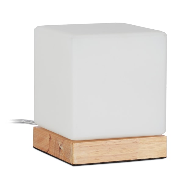 Bordlampe i opalglas